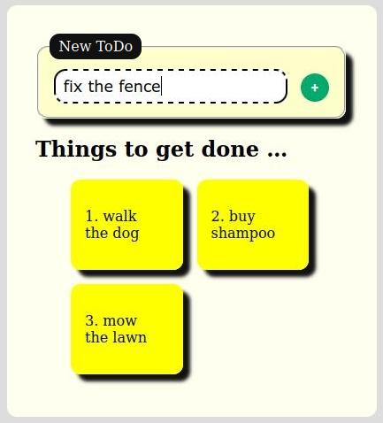 Screenshot of bucket-list-app